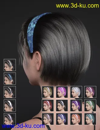 3D打印模型XiaoFang Character and Hair For Genesis 8 Female(s)的图片