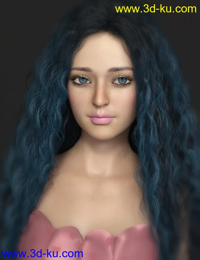 XiaoFang Character and Hair For Genesis 8 Female(s)模型的图片8