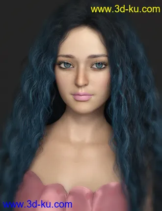 3D打印模型XiaoFang Character and Hair For Genesis 8 Female(s)的图片