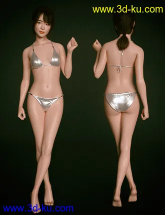 3D打印模型Xu Character And Hair for Genesis 8 Female的图片