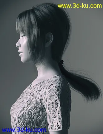 3D打印模型Xu Character And Hair for Genesis 8 Female的图片