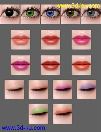 3D打印模型Xu Character And Hair for Genesis 8 Female的图片