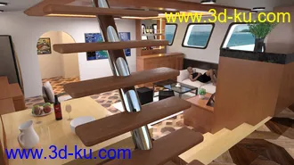 3D打印模型Yacht Salon的图片