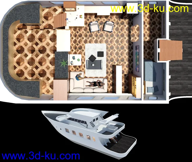 Yacht Salon模型的图片9