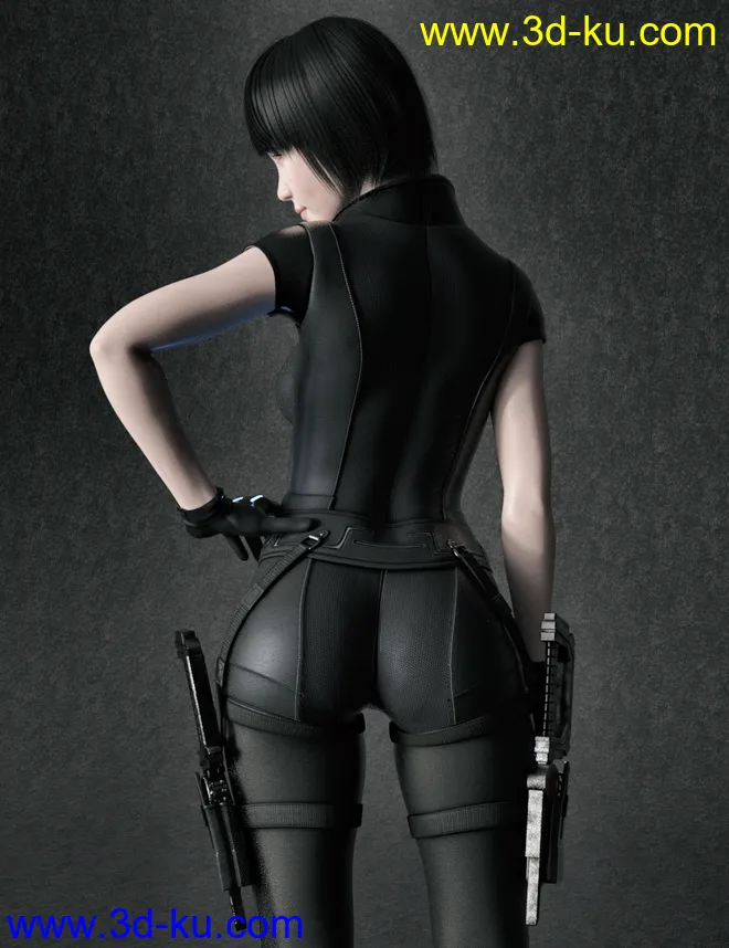 Yuna Character and Hair for Genesis 8 Female模型的图片4