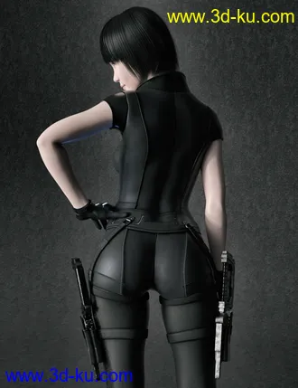 3D打印模型Yuna Character and Hair for Genesis 8 Female的图片