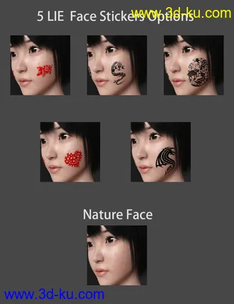 3D打印模型Yuna Character and Hair for Genesis 8 Female的图片