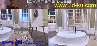 Z Artist's Muse Environment and Poses模型的图片5