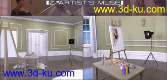 Z Artist's Muse Environment and Poses模型的图片9