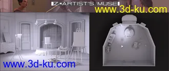 3D打印模型Z Artist's Muse Environment and Poses的图片