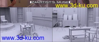 Z Artist's Muse Environment and Poses模型的图片21