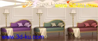 3D打印模型Z Chaise Lounge Quick Environment and Poses的图片