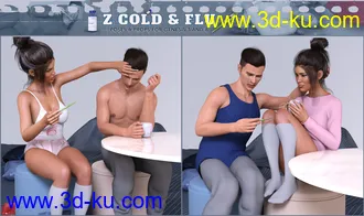 3D打印模型Z Cold and Flu - Props and Poses for Genesis 3 and 8的图片