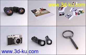 3D打印模型Z Detectives Props and Poses for Genesis 3 and 8的图片