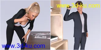 3D打印模型Z Detectives Props and Poses for Genesis 3 and 8的图片