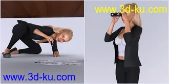 3D打印模型Z Detectives Props and Poses for Genesis 3 and 8的图片