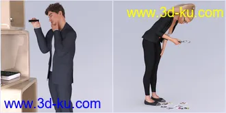 3D打印模型Z Detectives Props and Poses for Genesis 3 and 8的图片