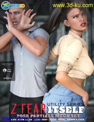 3D打印模型Z Fear Itself Poses Mega Set for Genesis 3 and 8的图片