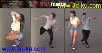 3D打印模型Z Fear Itself Poses Mega Set for Genesis 3 and 8的图片