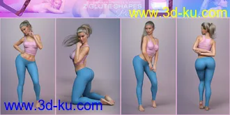 3D打印模型Z Glute Shapes Pose Partials Mega Set的图片