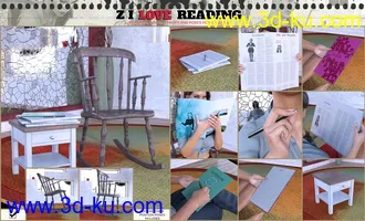 3D打印模型Z I Love Reading for Genesis 8的图片