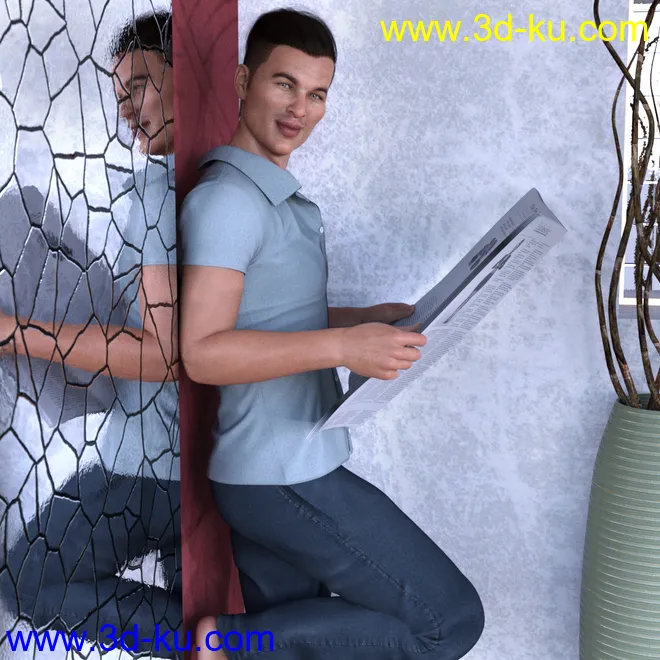 Z I Love Reading for Genesis 8模型的图片11