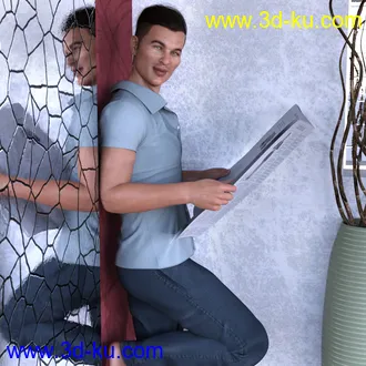 3D打印模型Z I Love Reading for Genesis 8的图片