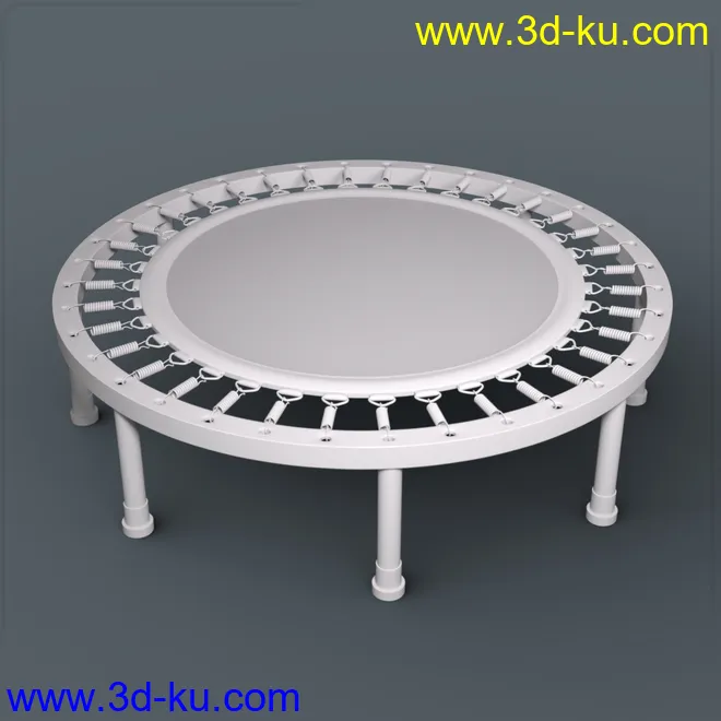 Z iBounce Trampoline Prop and Poses for Genesis 3 and 8模型的图片10