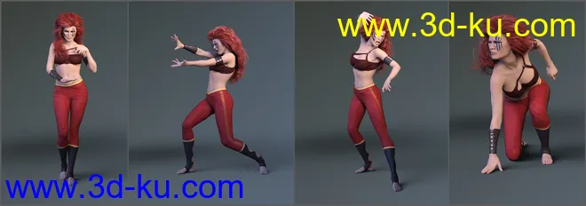 Z Magic Powers Poses and Expressions for Leisa 8模型的图片3