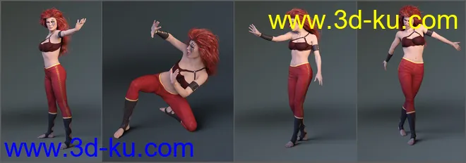Z Magic Powers Poses and Expressions for Leisa 8模型的图片4
