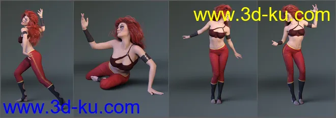 Z Magic Powers Poses and Expressions for Leisa 8模型的图片5