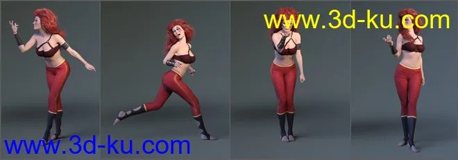 Z Magic Powers Poses and Expressions for Leisa 8模型的图片6