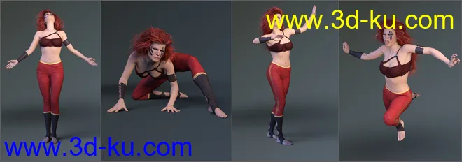 Z Magic Powers Poses and Expressions for Leisa 8模型的图片7