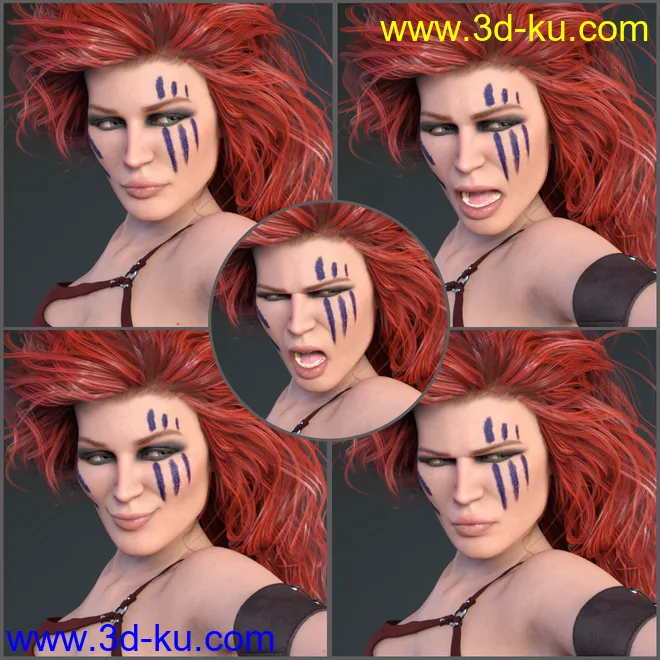 Z Magic Powers Poses and Expressions for Leisa 8模型的图片8