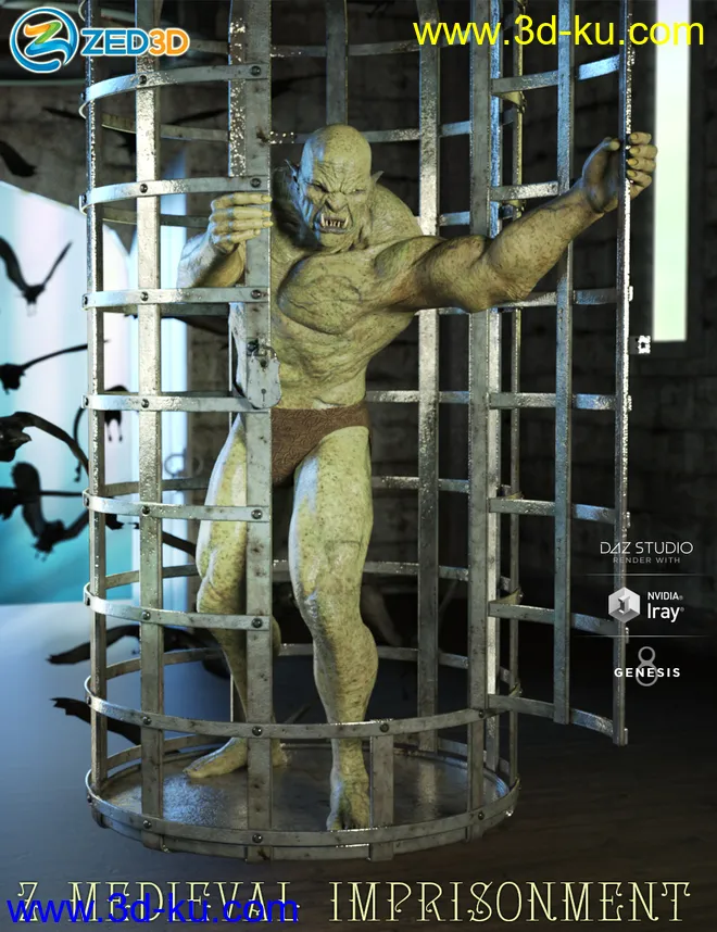 Z Medieval Imprisonment for Genesis 3 and 8模型的图片1