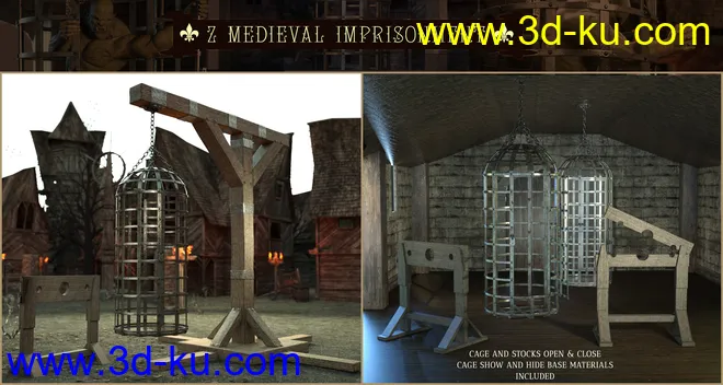 Z Medieval Imprisonment for Genesis 3 and 8模型的图片3