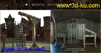 3D打印模型Z Medieval Imprisonment for Genesis 3 and 8的图片