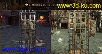 3D打印模型Z Medieval Imprisonment for Genesis 3 and 8的图片