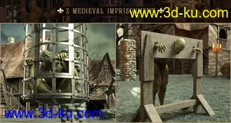 3D打印模型Z Medieval Imprisonment for Genesis 3 and 8的图片