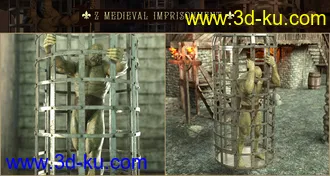 3D打印模型Z Medieval Imprisonment for Genesis 3 and 8的图片