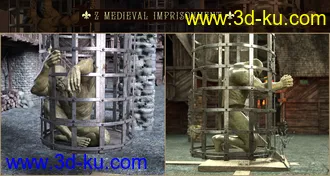 3D打印模型Z Medieval Imprisonment for Genesis 3 and 8的图片
