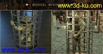 3D打印模型Z Medieval Imprisonment for Genesis 3 and 8的图片