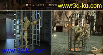3D打印模型Z Medieval Imprisonment for Genesis 3 and 8的图片