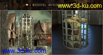 3D打印模型Z Medieval Imprisonment for Genesis 3 and 8的图片