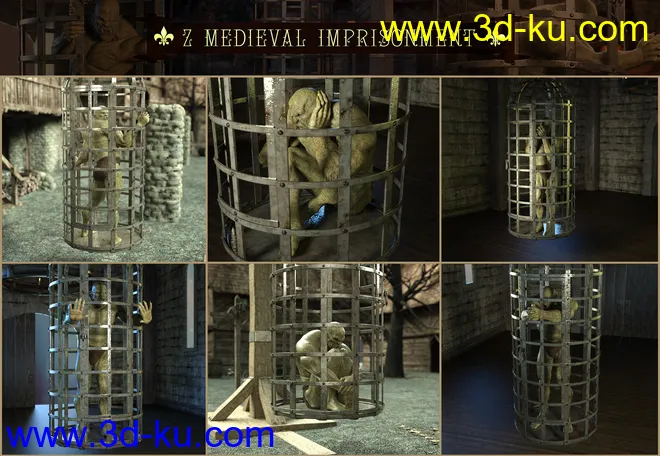 Z Medieval Imprisonment for Genesis 3 and 8模型的图片12