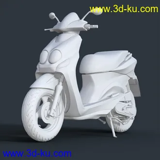 3D打印模型Z Scooter Fun and Poses for Genesis 3 and 8的图片