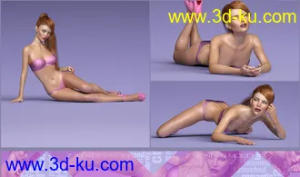3D打印模型Z Slender Model Shape Preset and Poses for Genesis 8 Female的图片