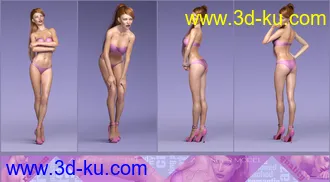 3D打印模型Z Slender Model Shape Preset and Poses for Genesis 8 Female的图片