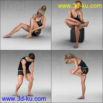 3D打印模型Z Utility Hurt and Wounded for Genesis 3 and 8的图片