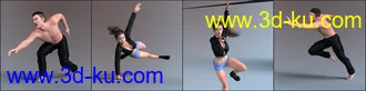 3D打印模型Z Variety Action Pose Collection for Genesis 3 and 8的图片